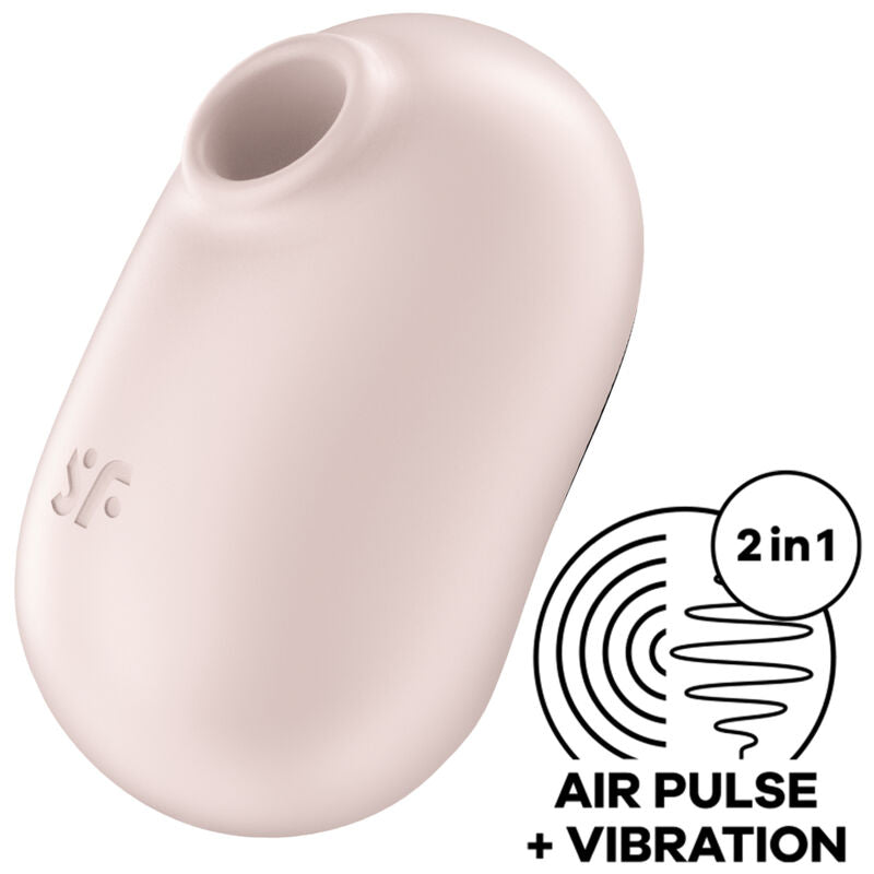 PRO TO GO 2 DOBLE VIOLETA ESTIMULADOR Y VIBRADOR ONDAS DE PRESIÓN SATISFYER