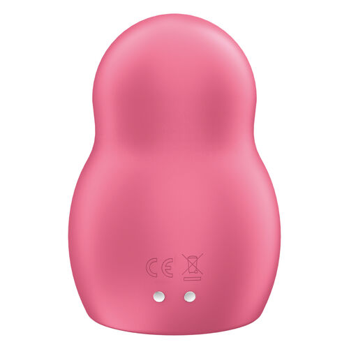 PRO TO GO 1 DOBLE ROJO ESTIMULADOR Y VIBRADOR ONDAS DE PRESIÓN SATISFYER