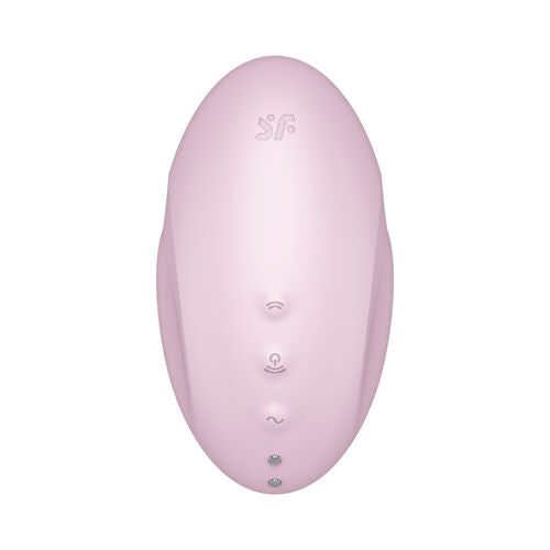SATISFYER - VULVA LOVER 3 ESTIMULADOR Y VIBRADOR NEGRO