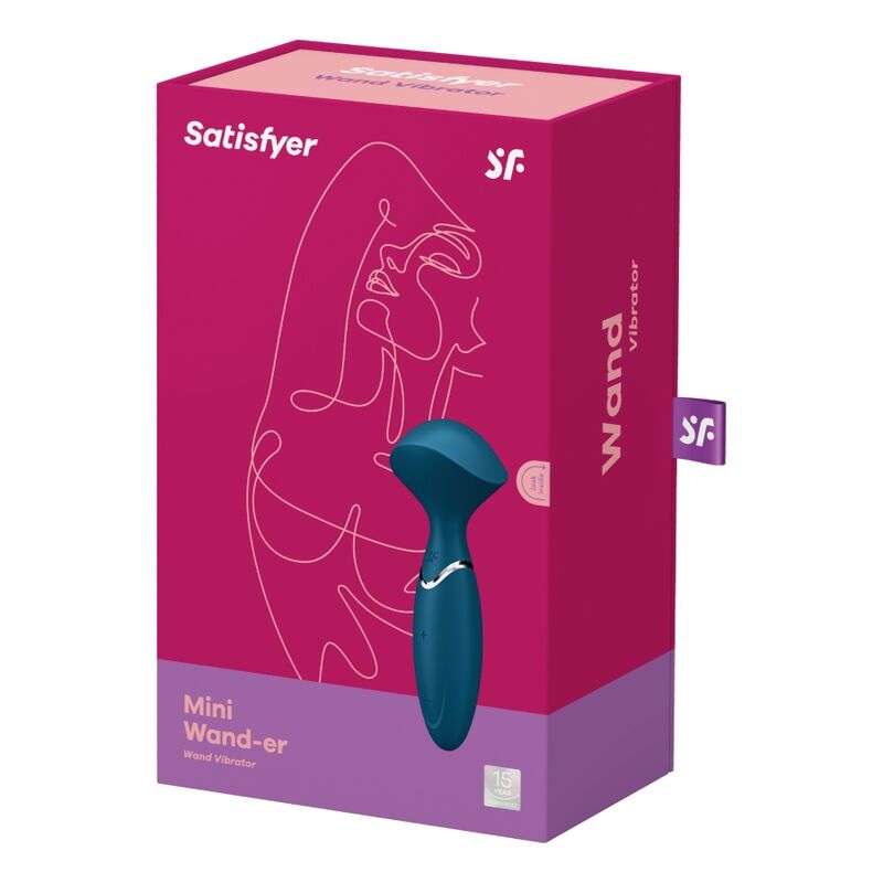 MASAJEADOR MINI WAND IDEAL PARA VIAJES Y PRINCIPIANTES SATISFYER - MINI WOND-ER