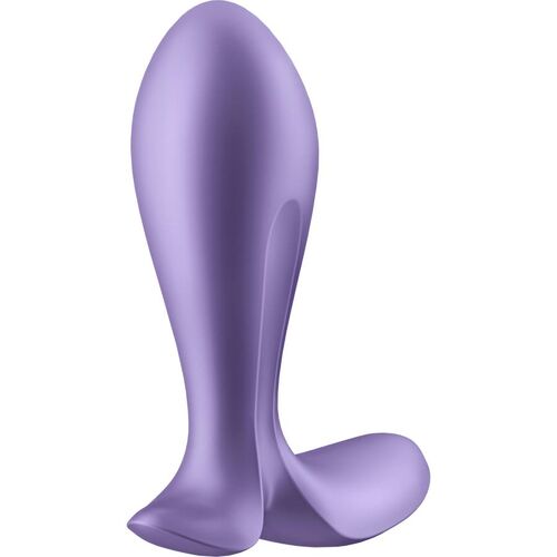VIBRADOR ANAL UNISEX CON APP SATISFYER - INTENSITY PLUG MORADO
