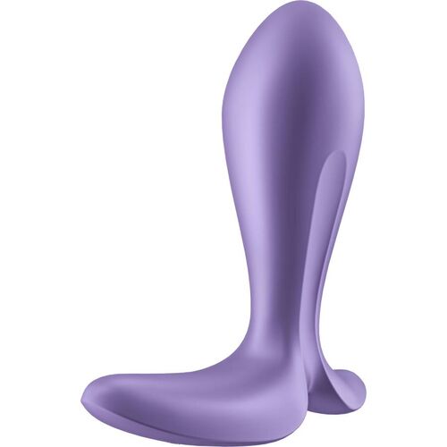 VIBRADOR ANAL UNISEX CON APP SATISFYER - INTENSITY PLUG MORADO