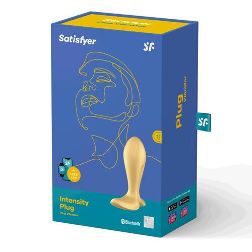 VIBRADOR ANAL UNISEX CON APP SATISFYER - INTENSITY PLUG MORADO