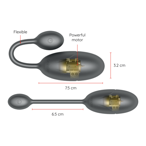 HUEVO VIBRADOR ONINDER - TOKYO ROSA 7.5 X 3.2 CM - APP GRATUITA