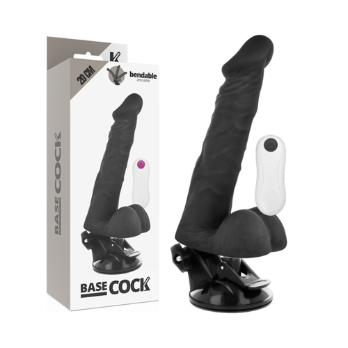 VIBRADOR REALISTICO 20 CM -O- 4.5 CM BASECOCK - VIBRADOR REALISTICO ARTICULABLE CONTROL REMOTO NATURAL