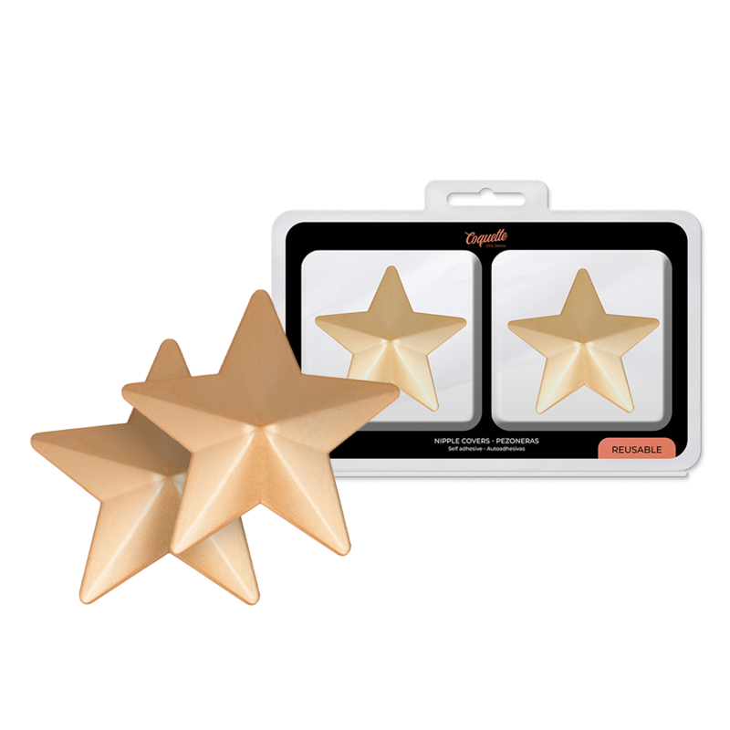 CUBRE PEZONES COQUETTE CHIC DESIRE - METAL ESTRELLAS