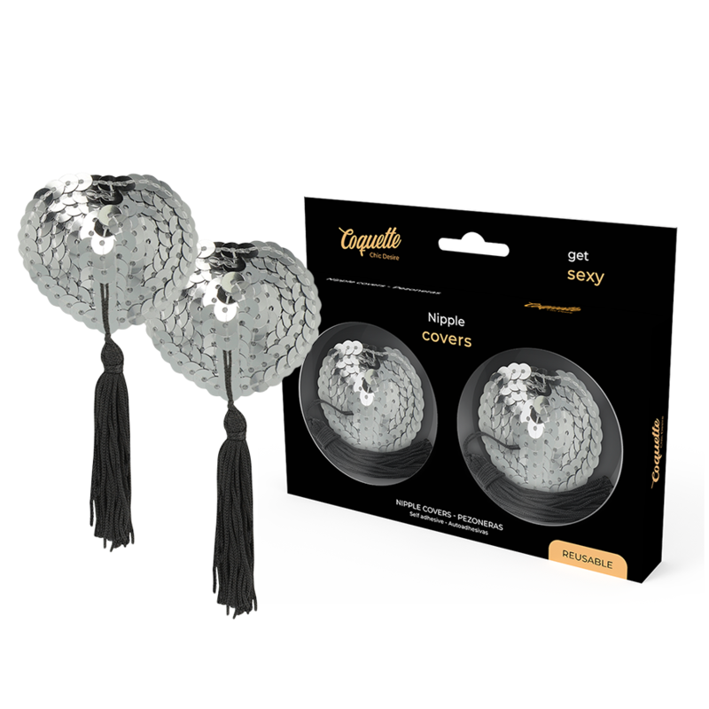 CUBRE PEZONES COQUETTE CHIC DESIRE - SILVER