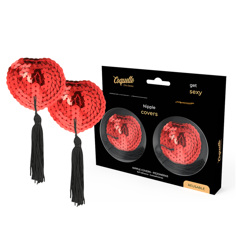 CUBRE PEZONES COQUETTE CHIC DESIRE - ROJO