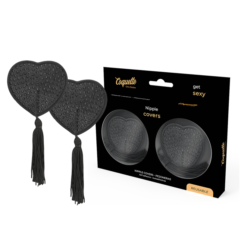 CUBRE PEZONES COQUETTE CHIC DESIRE - NEGRO