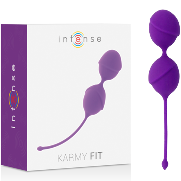 BOLAS KEGEL 96 GRAMOS INTENSE - KARMY FIT SILICONA LILA