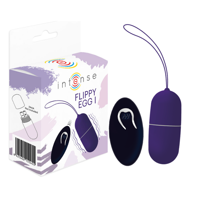 HUEVO VIBRADOR INTENSE - FLIPPY I CONTROL REMOTO LILA