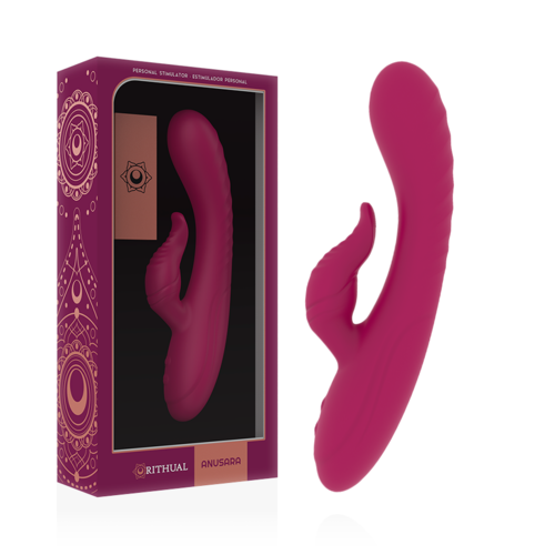 VIBRADOR RABBIT CLÍTORIS Y PUNTO G MOTOR DUAL RECARGABLE 2.0 RITHUAL - ANUSARA