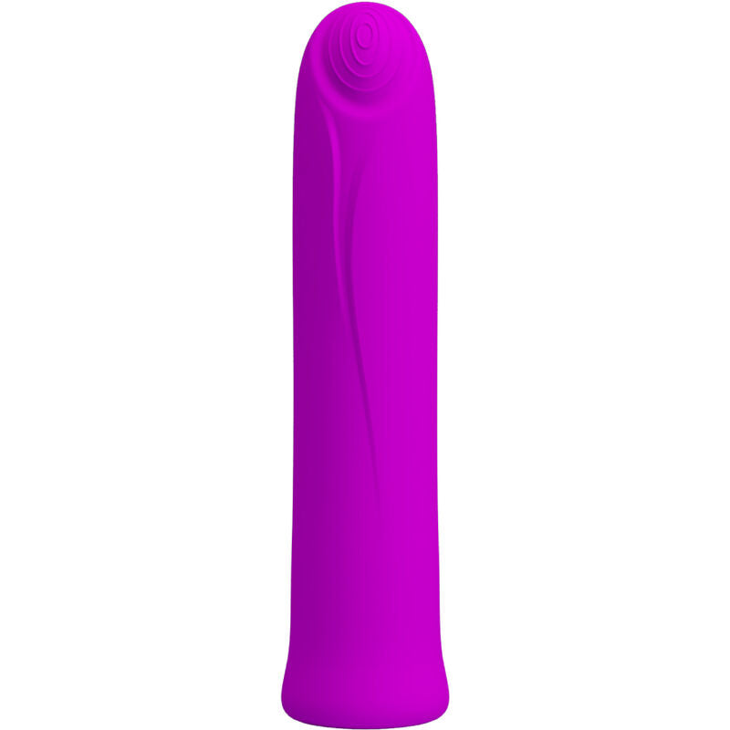 CURTIS MINI VIBRADOR SUPER POWER 12 VIBRACIONES SILICONA VIOLETA RECARGABLE USB
