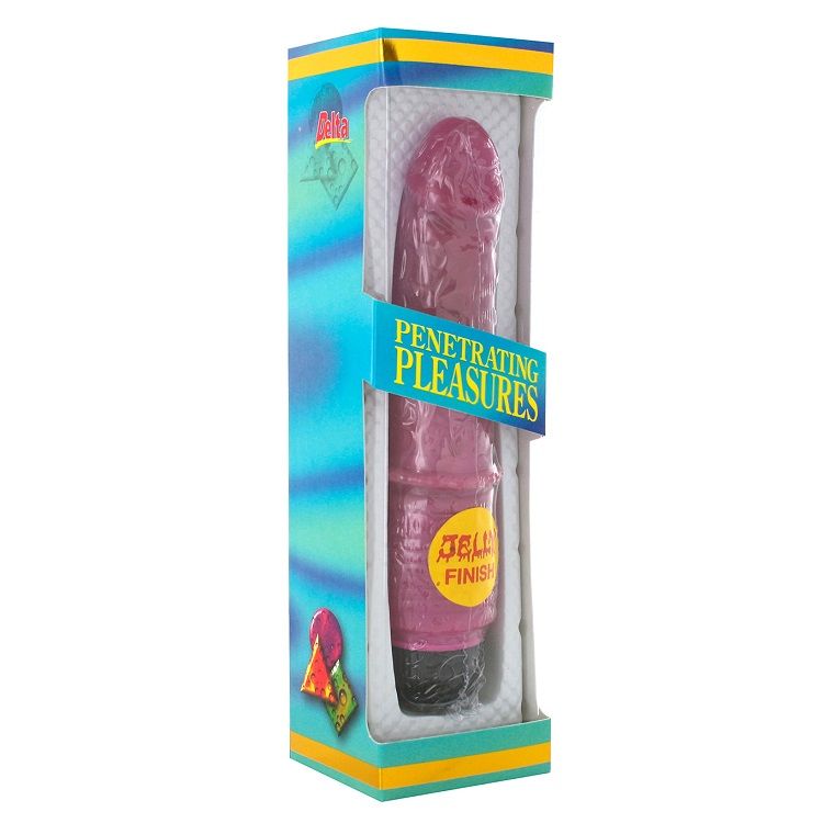 VIBRADOR REALISTICO SEVEN CREATIONS - JELLY LILA VIBRATOR FLEX