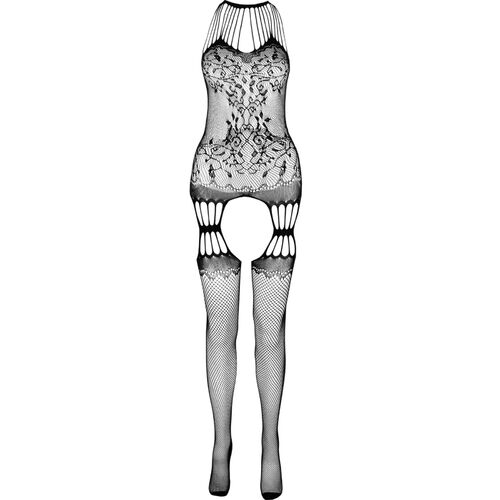 PASSION - BS095 BODYSTOCKING ROJO TALLA UNICA