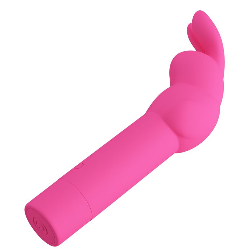 GERARDO MINI VIBRADOR DE SILICONA CONEJO FUSCHIA BATERÍA AAA