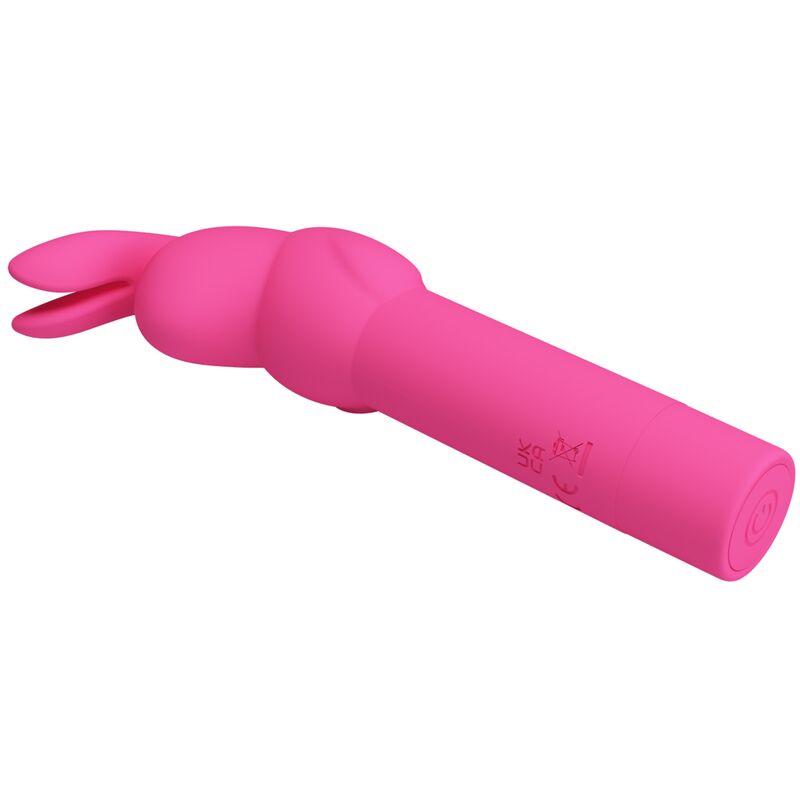 GERARDO MINI VIBRADOR DE SILICONA CONEJO FUSCHIA BATERÍA AAA