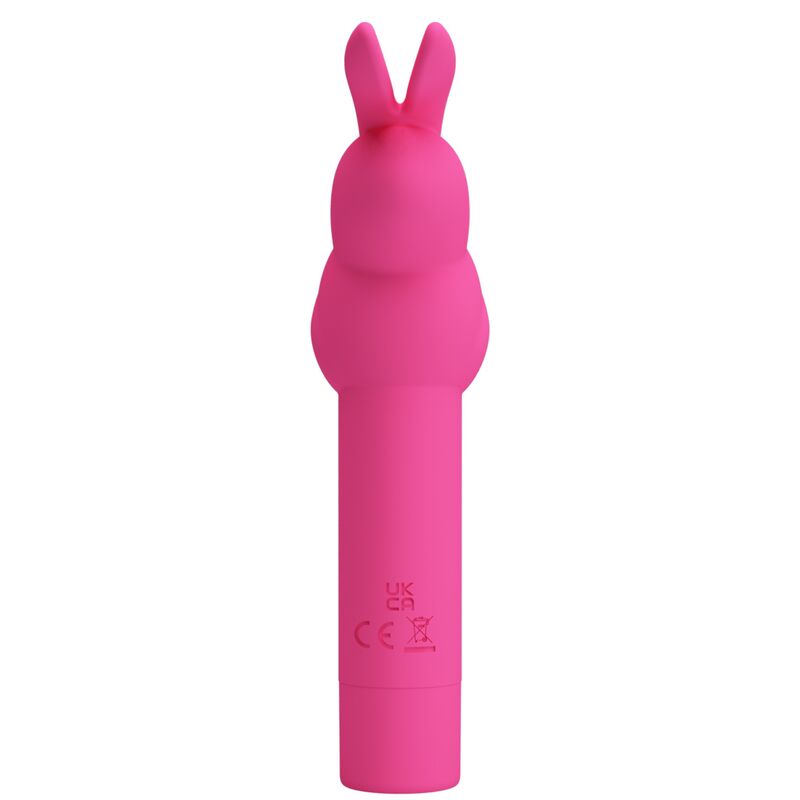 GERARDO MINI VIBRADOR DE SILICONA CONEJO FUSCHIA BATERÍA AAA