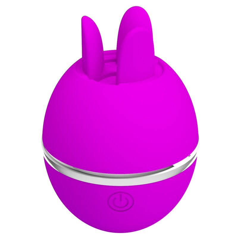 GEMINI ESTIMULADOR DE CLITORIS CON LENGUAS BALL REDONDO MORADO
