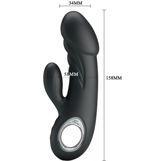 ANSEL VIBRADOR RABBIT CON 7 FUNCIONES RECARGABLE USB