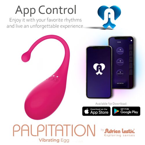 HUEVO VIBRADOR CON APP ADRIEN LASTIC - PALPITATION