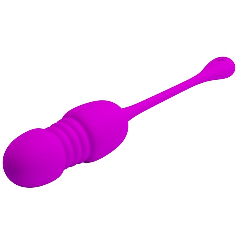 HUEVO VIBRADOR PRETTY LOVE - CALLIE RECARGABLE MORADO CON MOVIMIENTO DE EMPUJE