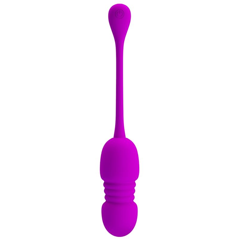 HUEVO VIBRADOR PRETTY LOVE - CALLIE RECARGABLE MORADO CON MOVIMIENTO DE EMPUJE