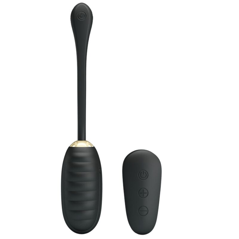 HUEVO VIBRADOR PRETTY LOVE - DOREEN DE LUJO RECARGABLE NEGRO CONTROL REMOTO