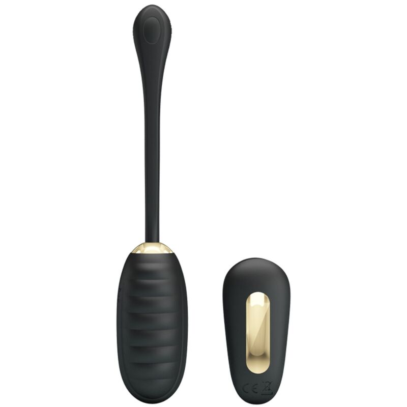 HUEVO VIBRADOR PRETTY LOVE - DOREEN DE LUJO RECARGABLE NEGRO CONTROL REMOTO