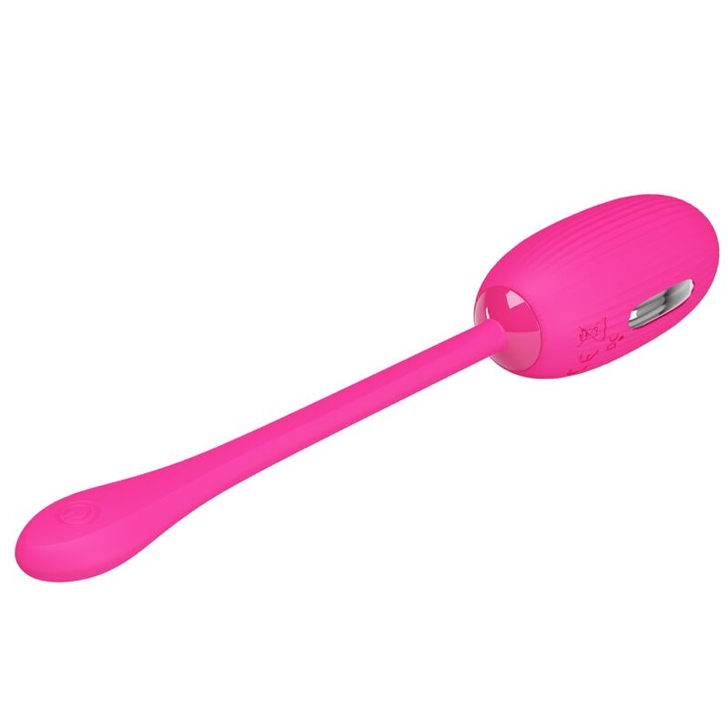 HUEVO VIBRADOR PRETTY LOVE - DOREEN RECARGABLE MAGENTA CONTROL REMOTO Y CHOQUES ELÉCTRICOS