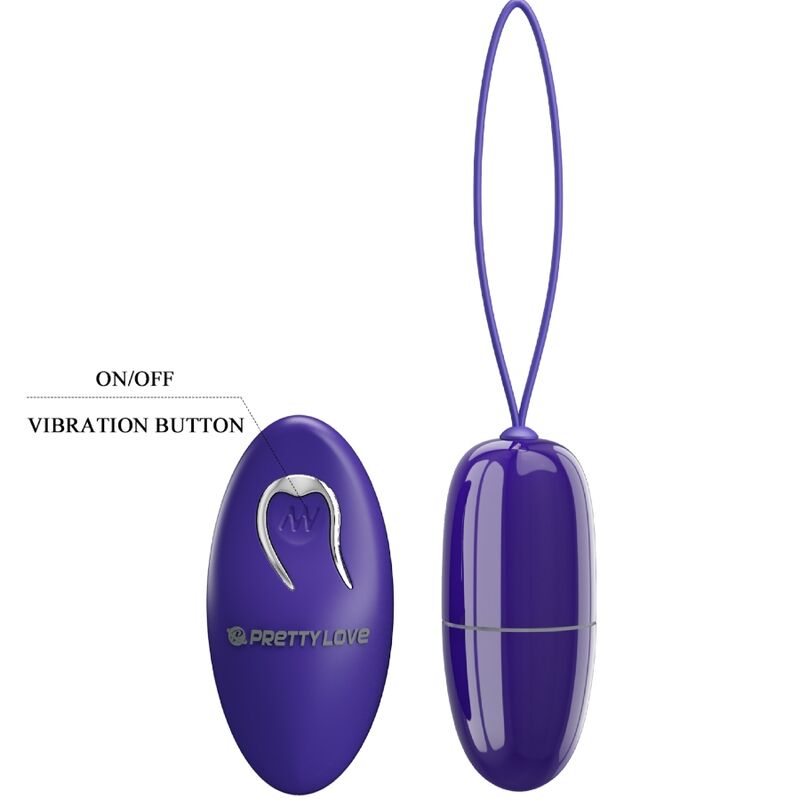 HUEVO VIBRADOR PRETTY LOVE - SELKIE YOUTH CONTROL REMOTO VIOLETA