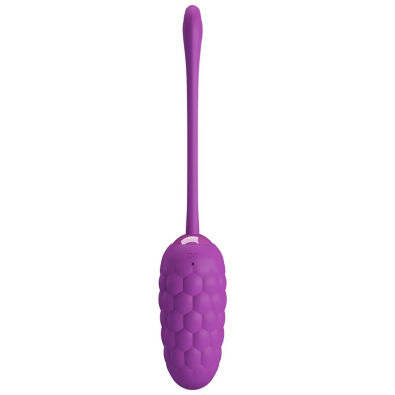 HUEVO VIBRADOR PRETTY LOVE - MARINA RECARGABLE CON TEXTURA MORADO