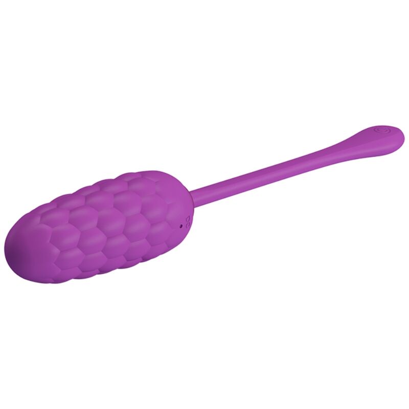 HUEVO VIBRADOR PRETTY LOVE - MARINA RECARGABLE CON TEXTURA MORADO