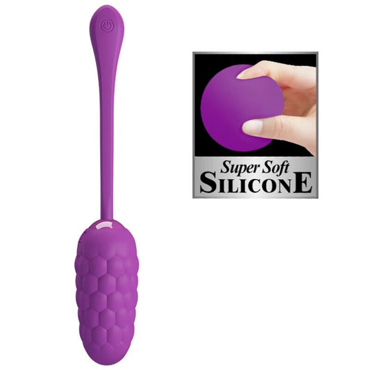 HUEVO VIBRADOR PRETTY LOVE - MARINA RECARGABLE CON TEXTURA MORADO