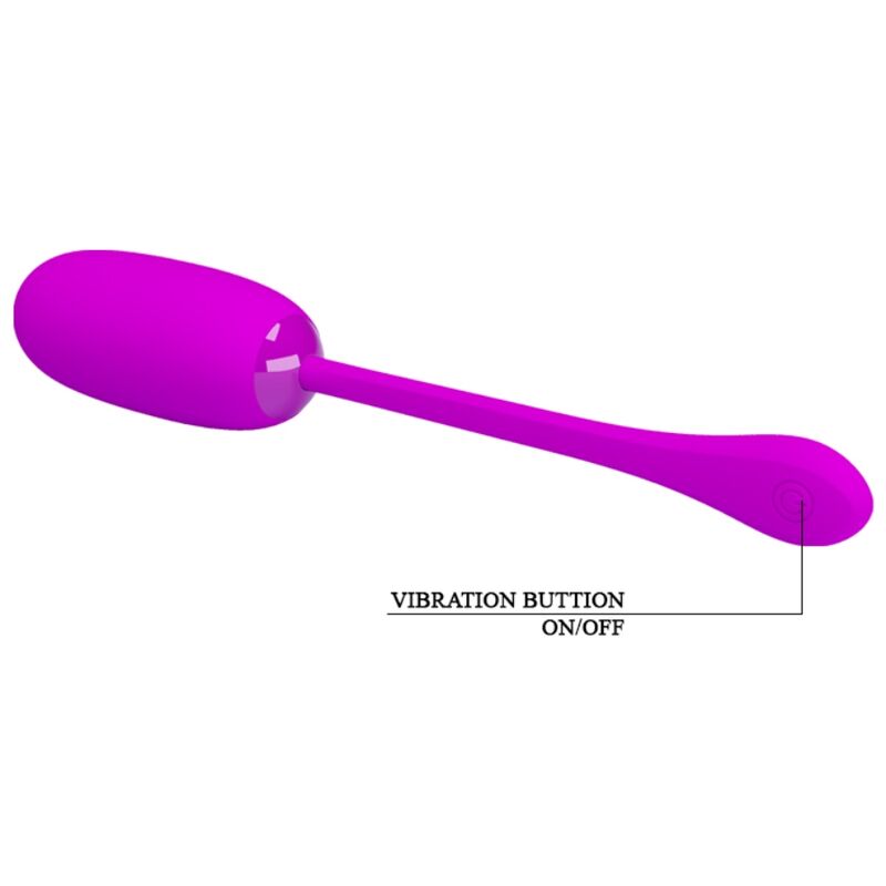 HUEVO VIBRADOR PRETTY LOVE - JULIUS IMPERMEBLE & RECARGABLE MORADO