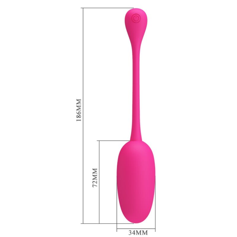 HUEVO VIBRADOR PRETTY LOVE - KNUCKER RECARGABLE ROSA