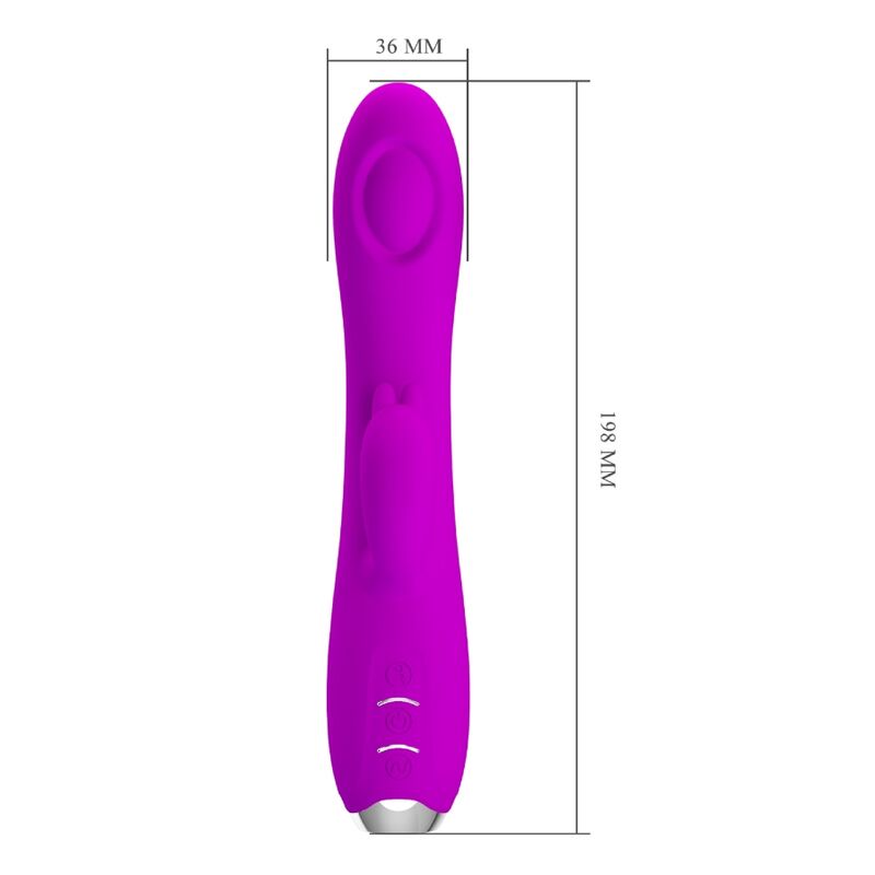 REGINA VIBRADOR RABBIT -SUCCIONADOR RECARGABLE USB MORADO
