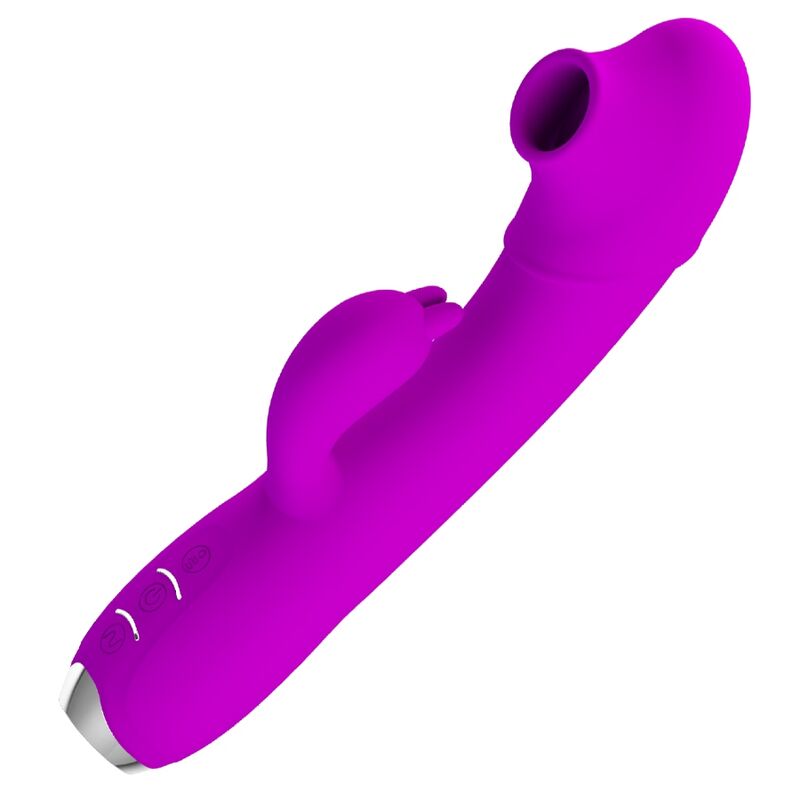 REGINA VIBRADOR RABBIT -SUCCIONADOR RECARGABLE USB MORADO