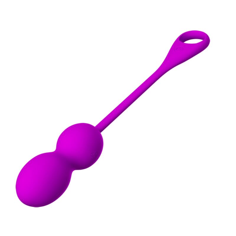 BOLAS VIBRADORAS 50 GRAMOS PRETTY LOVE - ELVIRA RECARGABLE MORADO