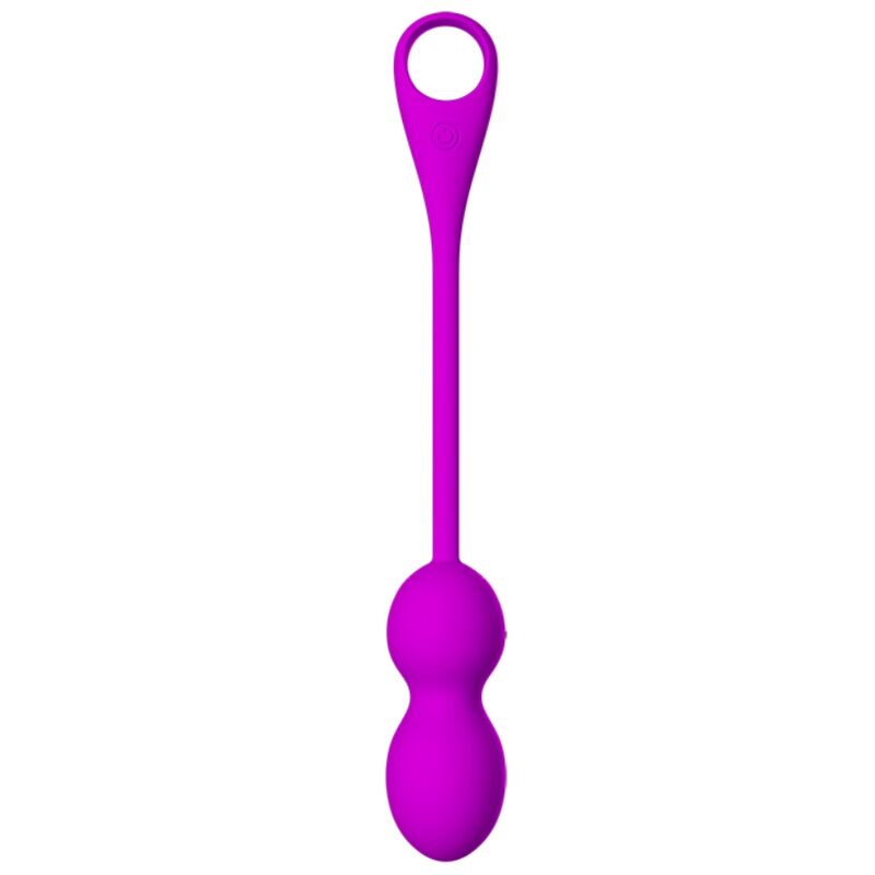 BOLAS VIBRADORAS 50 GRAMOS PRETTY LOVE - ELVIRA RECARGABLE MORADO