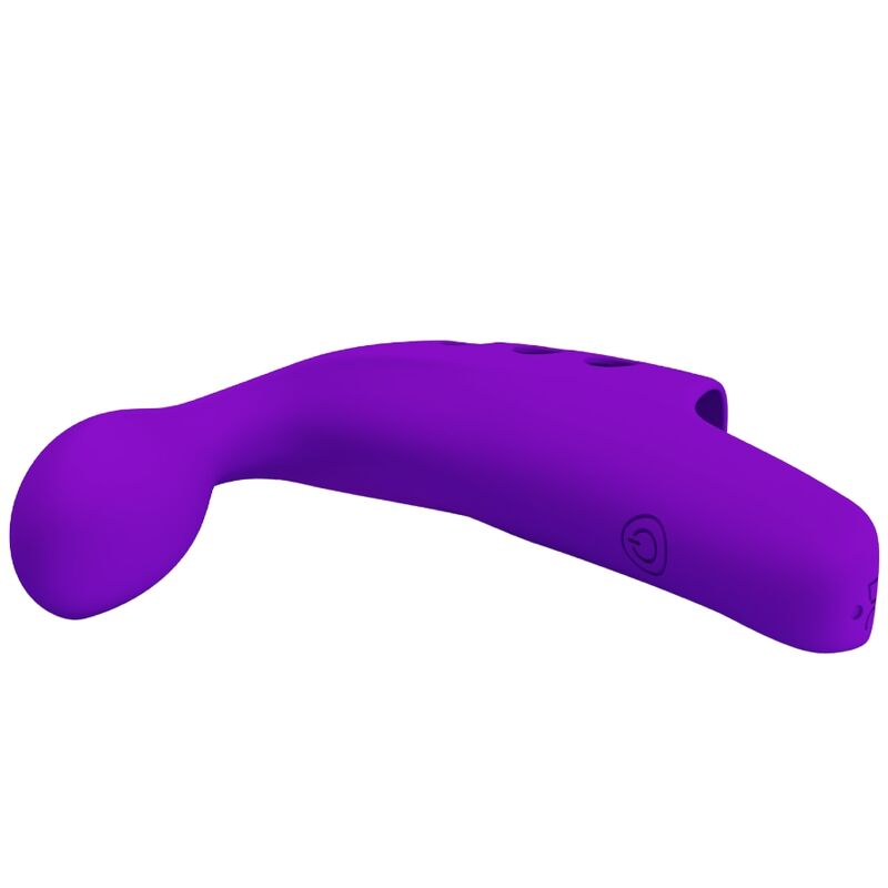 GORGON VIBRADOR DE DEDO RECARGABLE USB MORADO