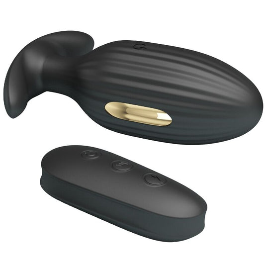PLUG ANAL VIBRADOR UNISEX CON DESCARGA ELÉCTRICA Y CONTROL REMOTO PRETTY LOVE - KELLY