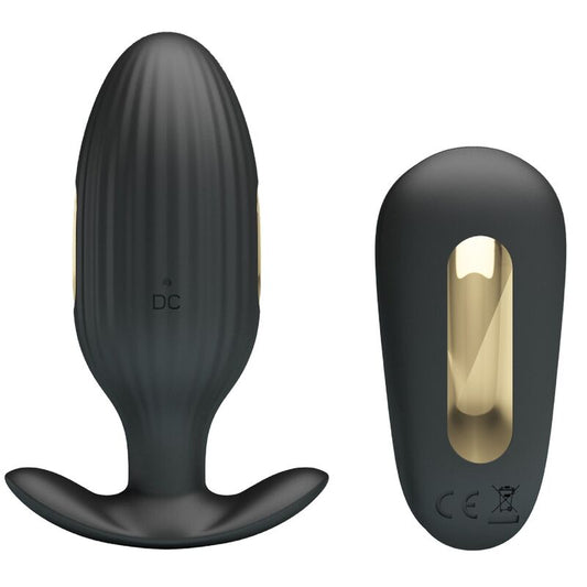 PLUG ANAL VIBRADOR UNISEX CON DESCARGA ELÉCTRICA Y CONTROL REMOTO PRETTY LOVE - KELLY