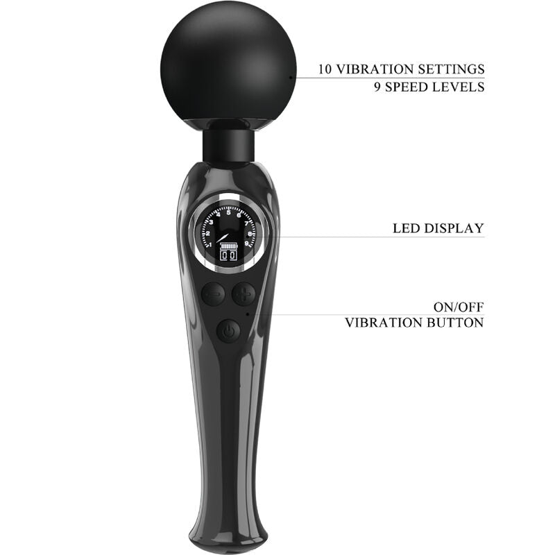 VIBRADOR WAND PRETTY LOVE - SKYLER NEGRO