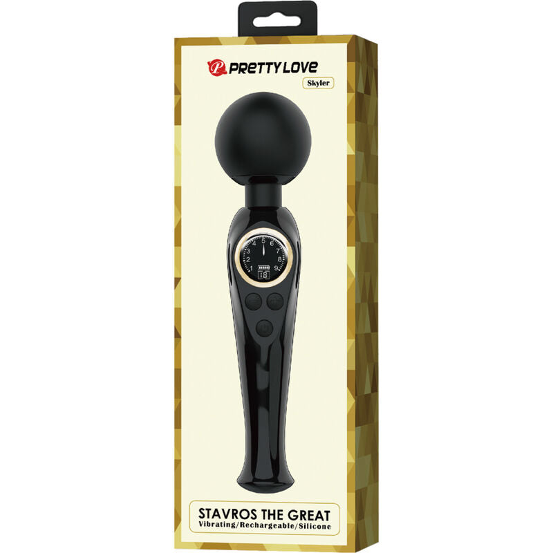 VIBRADOR WAND PRETTY LOVE - SKYLER NEGRO