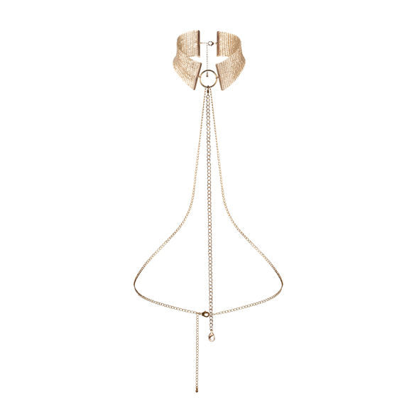 COLLAR METÁLICO BIJOUX - DÉSIR MÉTALLIQUE DORADO