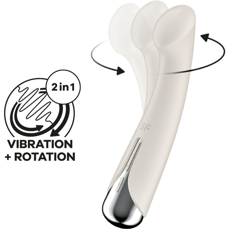 SPINNING G-SPORT 1 VIBRADOR ROTADOR ROJO RECARGABLE USB SATISFYER