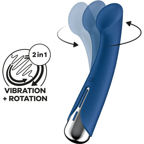SPINNING G-SPORT 1 VIBRADOR ROTADOR ROJO RECARGABLE USB SATISFYER