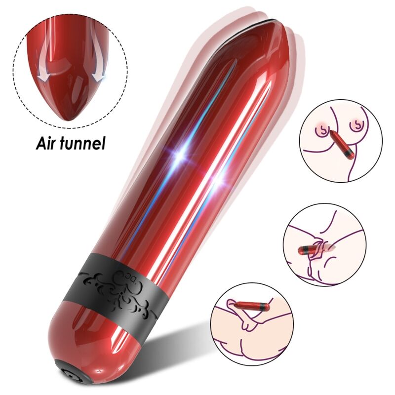 ROCKET BULLET BALA VIBRADORA CON CONTROL REMOTO FUCSIA RECARGABLE USB