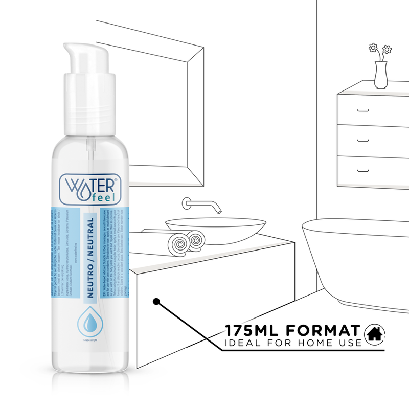 LUBRICANTE WATERFEEL - NATURAL 175 ML